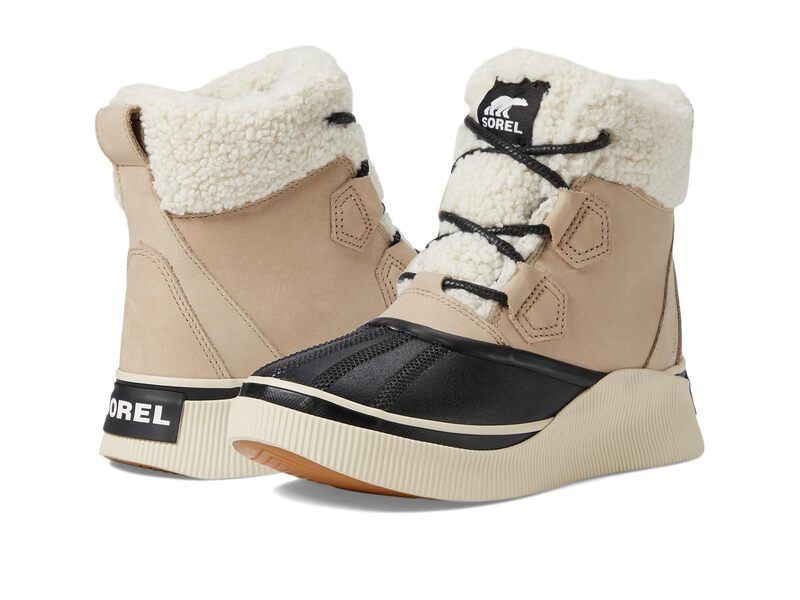 ソレル レディース シューズ ブーツ・レインブーツ SOREL Out N About IV Chillz Waterproof Omega TaupeBla トープ