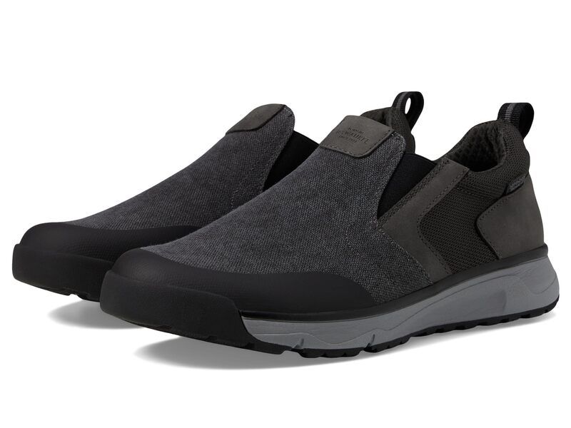 ノンブッシュ メンズ シューズ スニーカー ローファー Nunn Bush Sedona Canvas Moccasin Toe SlipOn Comfortable Lightweight Loafer With Memory Foam Grey グレー