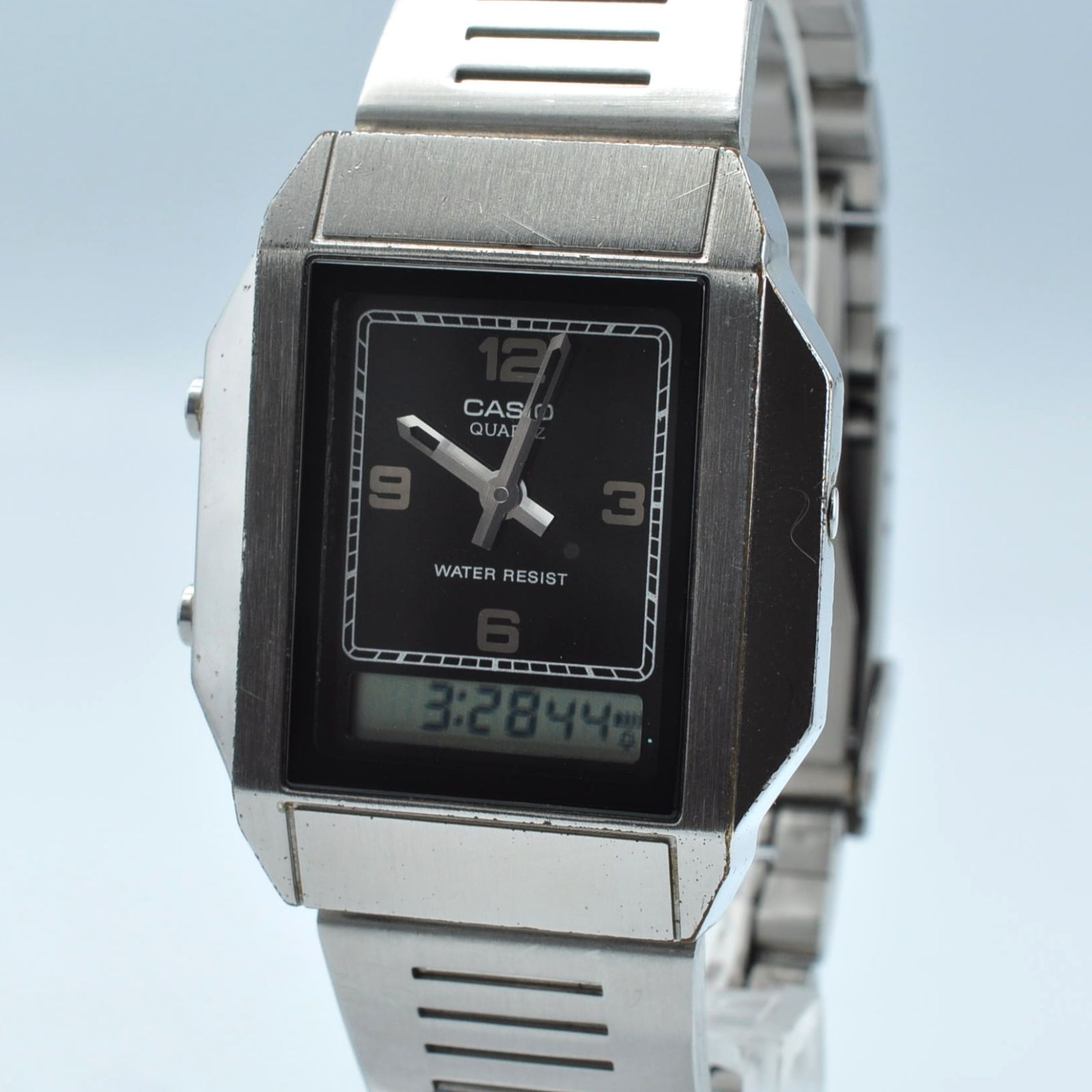 CASIO カシオ MTA-2000 アナデジ 腕時計 クォーツ ステンレス メタル 