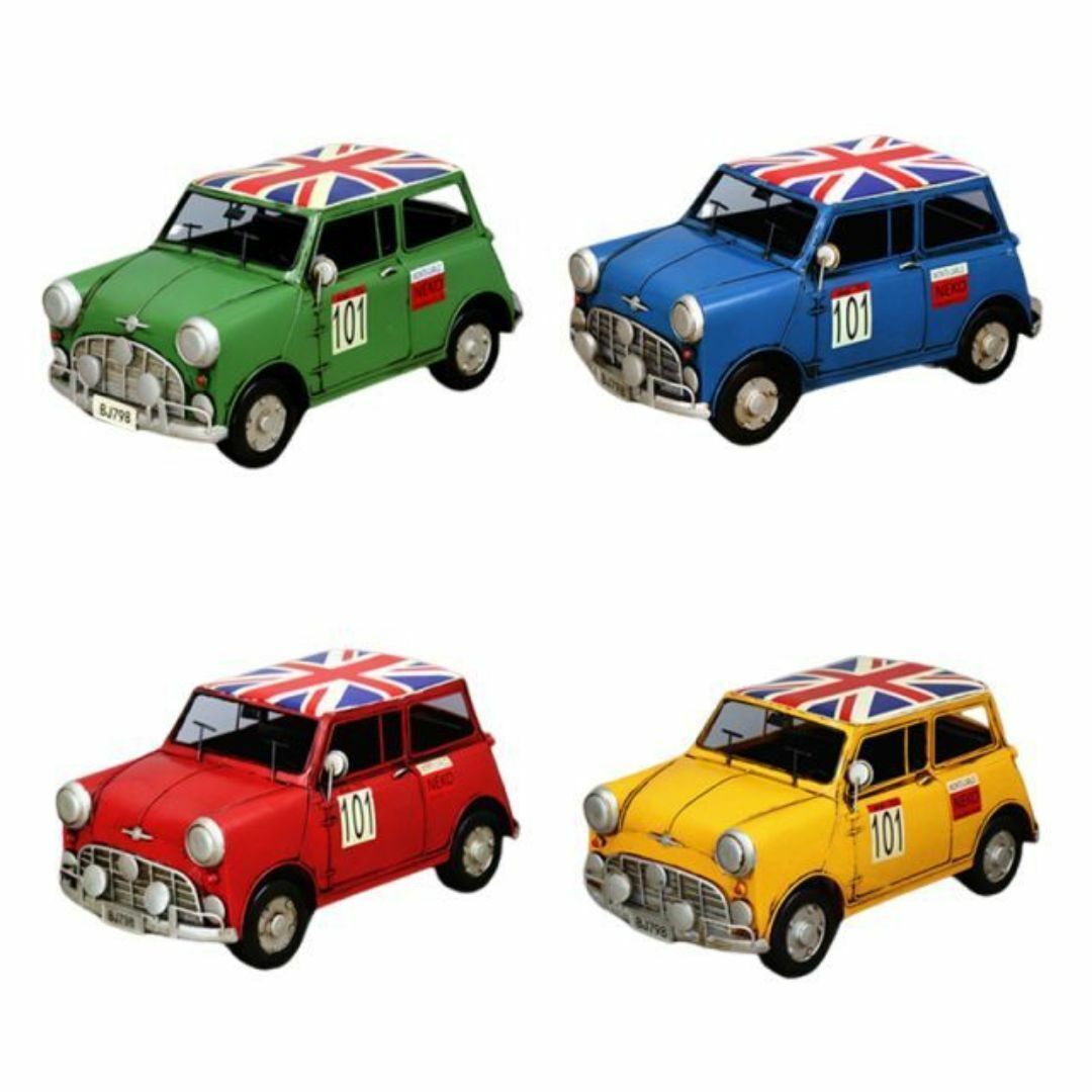 置物 オブジェ アメ車 車 アメリカンスタイル バリエーション イエロー グリーン ブルー レッド かわいい おしゃれ 玄関 北欧 モダン 繊細 リビング 鉄製 装飾 プレゼント ギフト オーナメント インテリア アンティーク 繊細 リアル Lサイズ