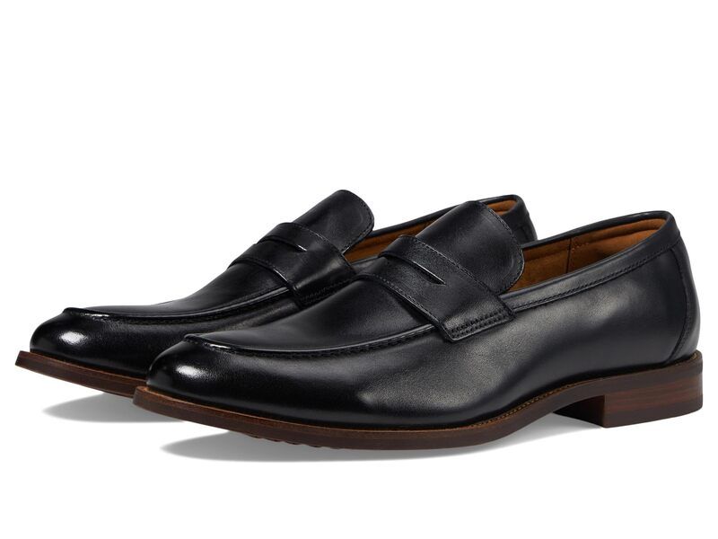 フローシャイム メンズ シューズ オックスフォード ローファー Florsheim Rucci Moc Toe Penny Loafer Black ブラック