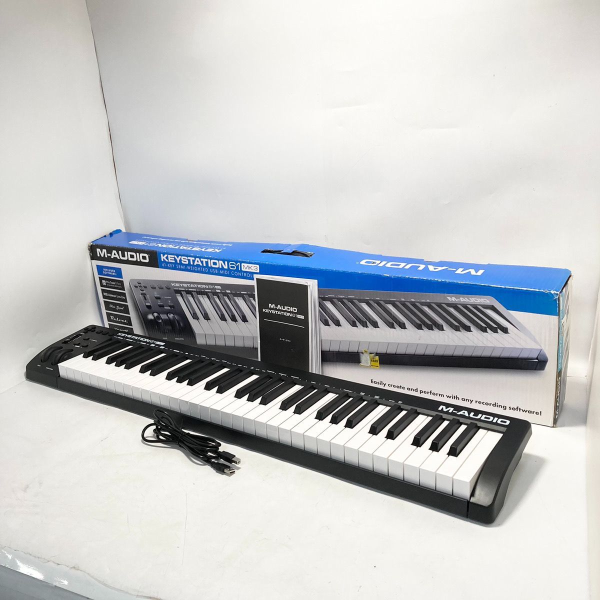 出音良好♪ M-AUDIO エムオーディオ MID エム・アイ・ディー MIDIキーボード KEYSTATION61 MK3