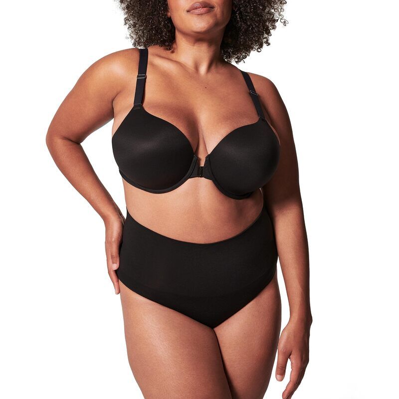 スパンク レディース アンダーウェア ブラジャー Spanx Brallelujah Adjustable Full Coverage Very Black ブラック