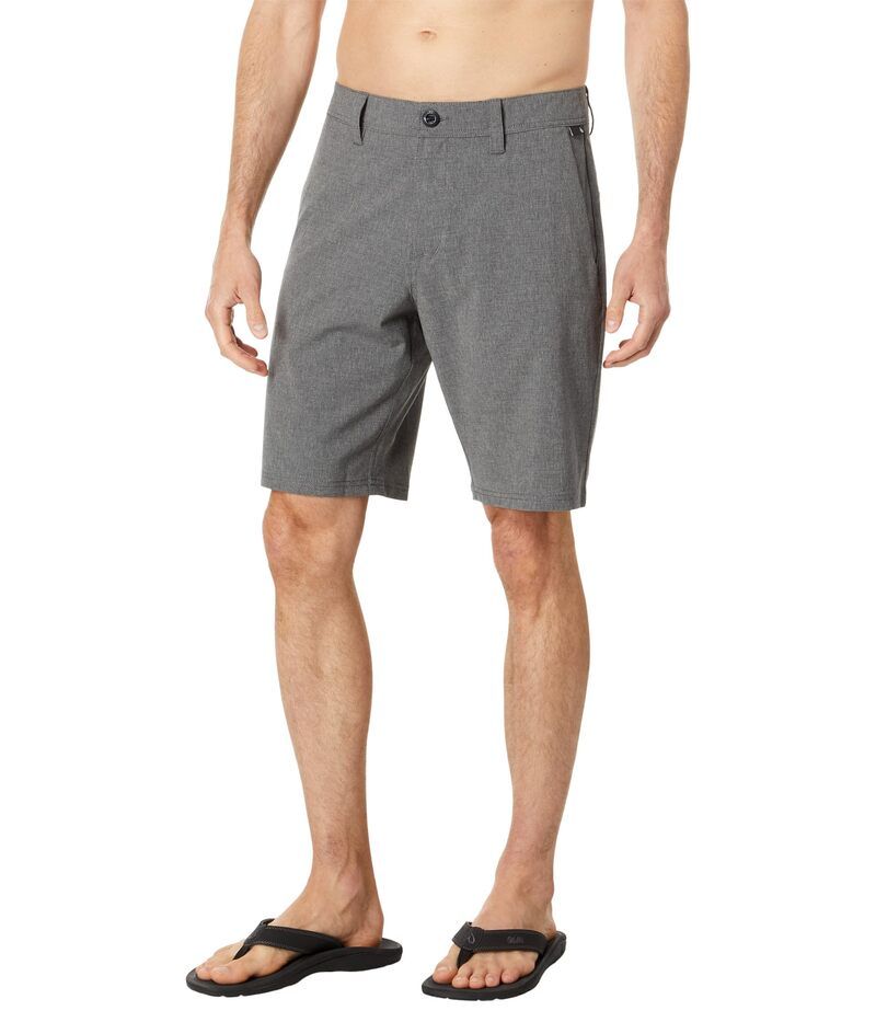 ボルコム メンズ ボトムス ハーフパンツ・ショーツ ショートパンツ Volcom Frickin Crosshred Static 20 Hybrid Shorts Charcoal Heathe チャコール