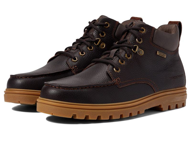 ロックポート メンズ シューズ ブーツ・レインブーツ Rockport Works Weather or Not Work EH Alloy Brown ブラウン