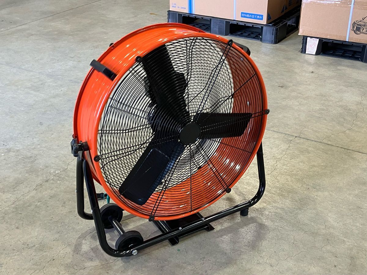 【訳あり】展示品・デモ使用 業務用 大型扇風機 60cm 100V 工業用 工場用 フロア ファン 大風量 強力 換気 湿気 床置き 天吊り 換気 熱中症対策 ブース 循環 工業扇 工場扇 フロア扇 倉庫 アウトレット■本州四国送料無料■［mc-ol038］