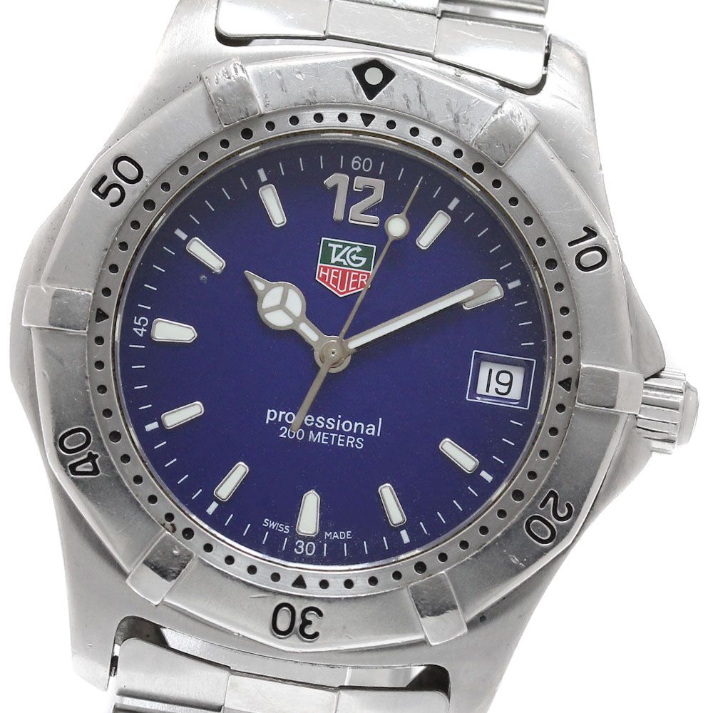 タグホイヤー TAG HEUER WK1113.BA0311 プロフェッショナル200M デイト クォーツ メンズ 保証書付き_955162