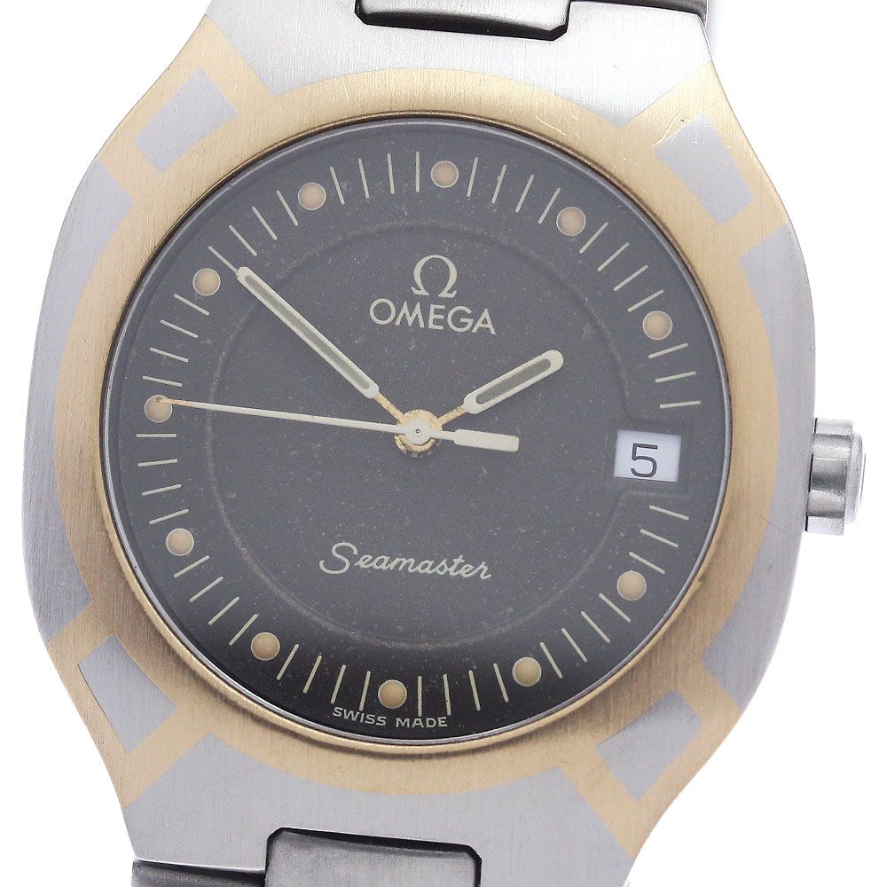 オメガ OMEGA シーマスターポラリス デイト クォーツ メンズ _959652