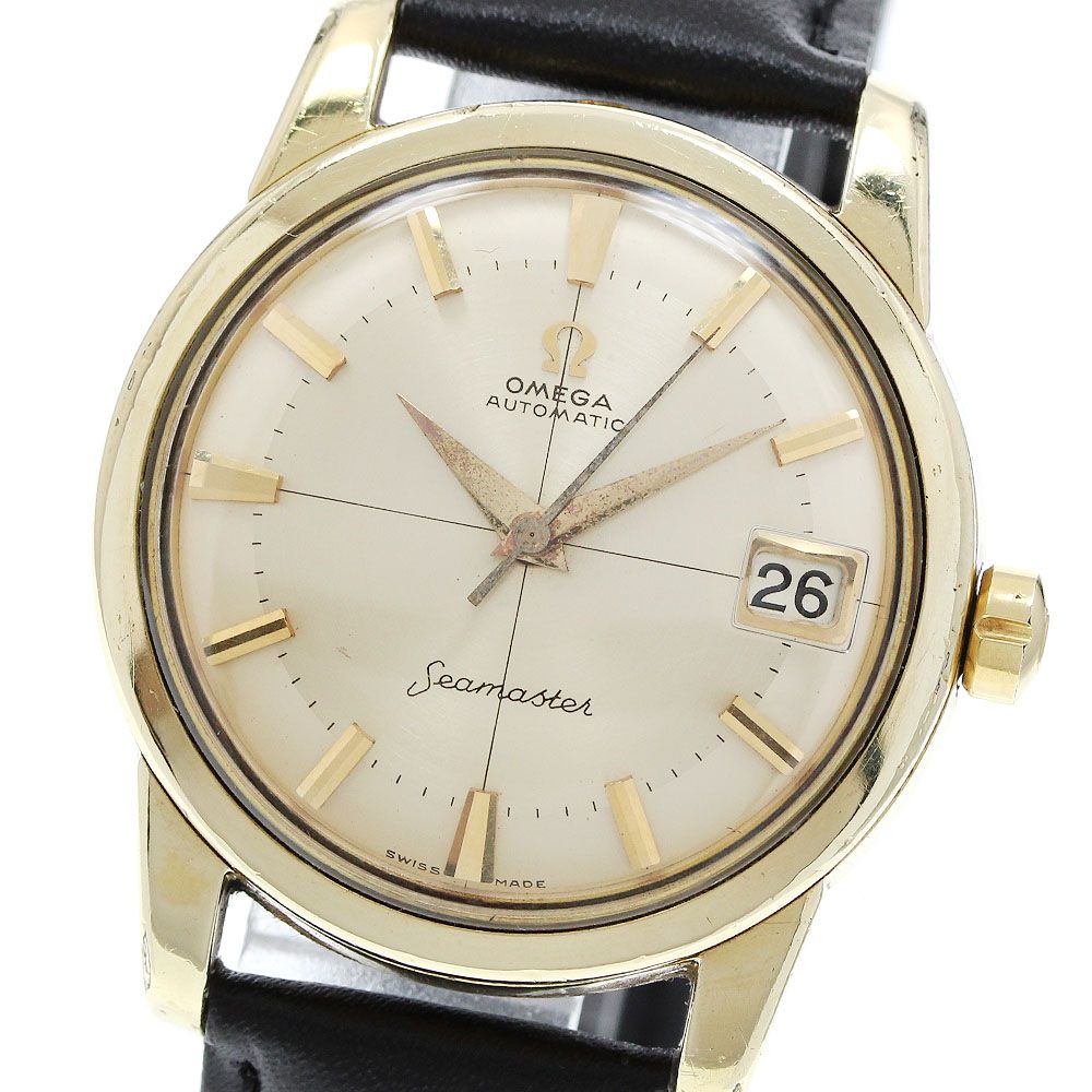 オメガ OMEGA 2849-4-SC シーマスター クロスライン デイト Cal.503 自動巻き メンズ _960329