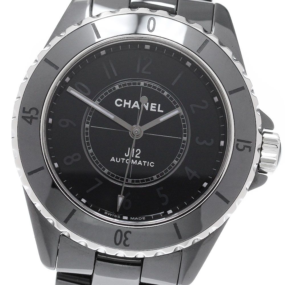 シャネル CHANEL H6185 J12 ファントム 自動巻き メンズ 美品 箱・保証書付き_961471