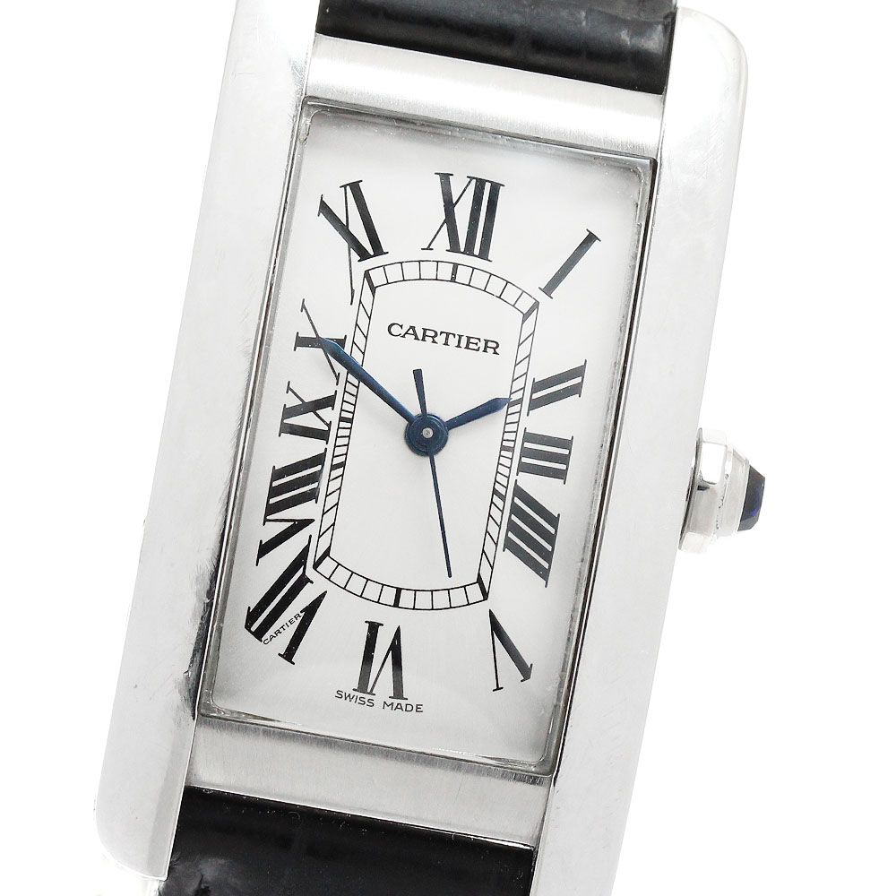 カルティエ CARTIER WSTA0017 タンクアメリカンMM 自動巻き ボーイズ _960423