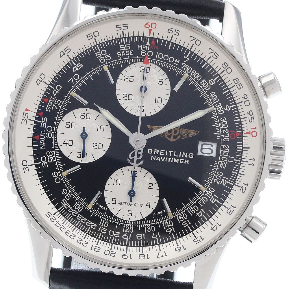 ブライトリング BREITLING A13022.1 オールドナビタイマー デイト クロノグラフ 自動巻き メンズ _960591