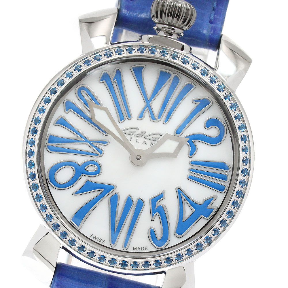 ガガミラノ GaGa MILANO 6025.04 マヌアーレ35MM クォーツ レディース 未使用品 _947053