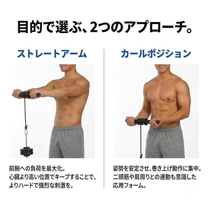 nakira) 簡単 前腕強化 リストローラー 手首 筋トレ フィットネス
