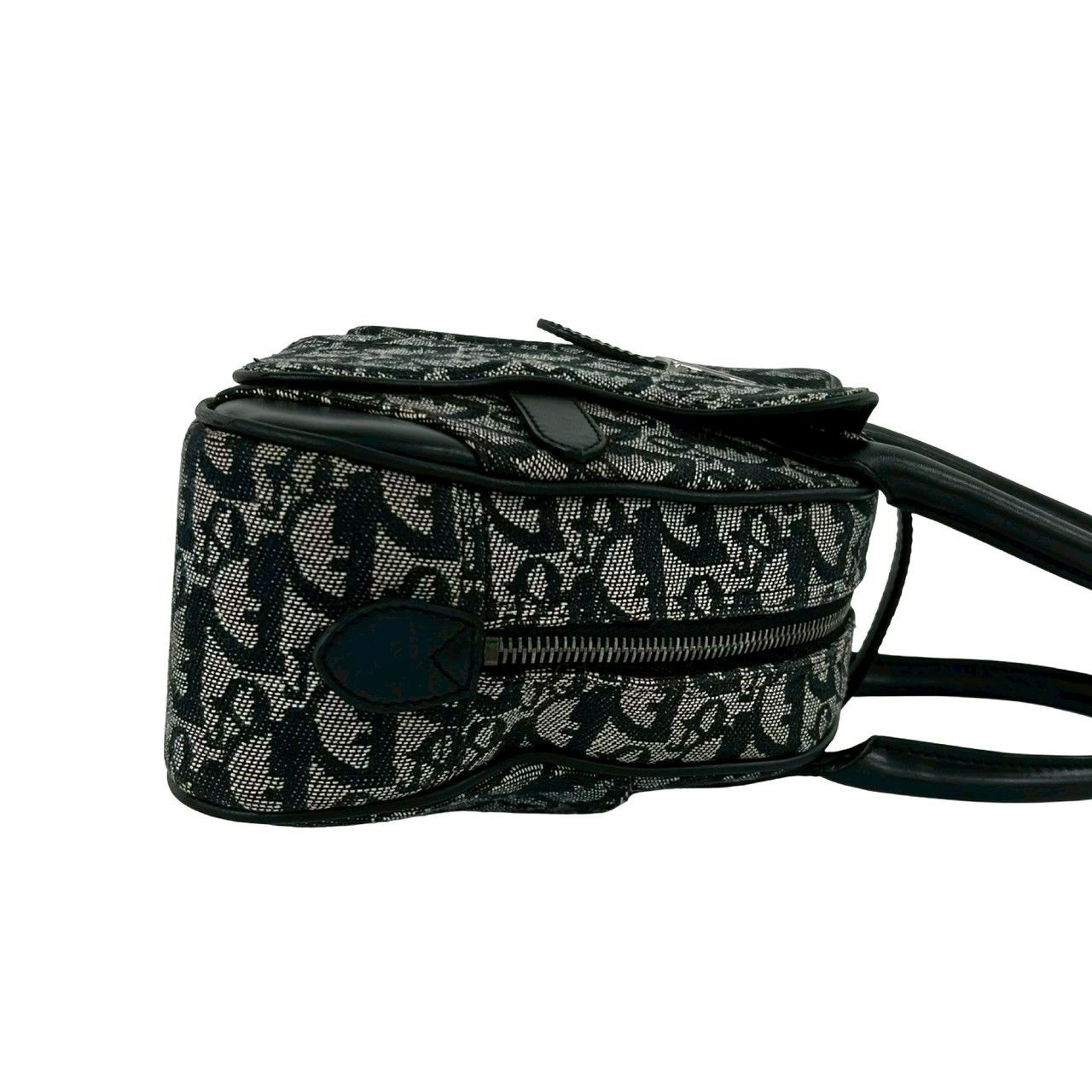 極 美品 Christian Dior ディオール ダブルサドルバッグ トロッター 柄