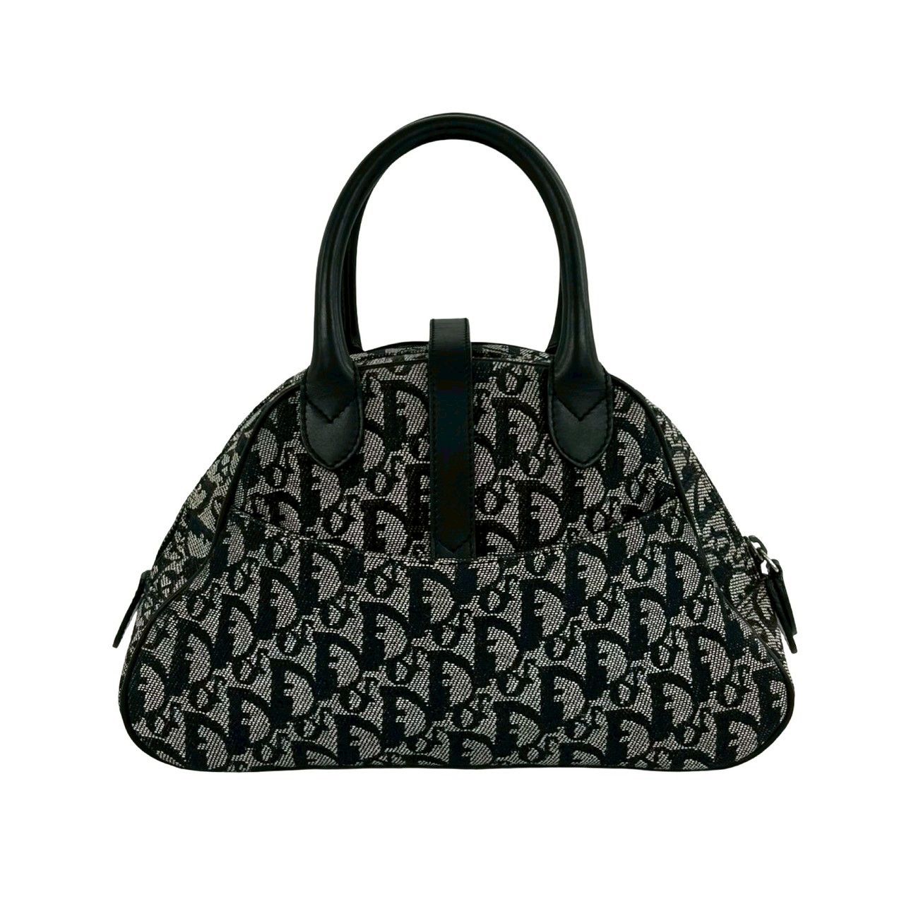 極 美品 Christian Dior ディオール ダブルサドルバッグ トロッター 柄