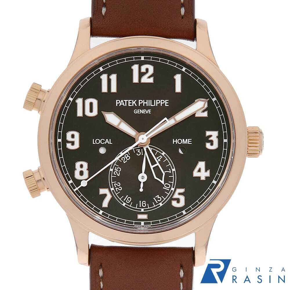 パテックフィリップ カラトラバ パイロット トラベルタイム 5524R-001 中古 メンズ