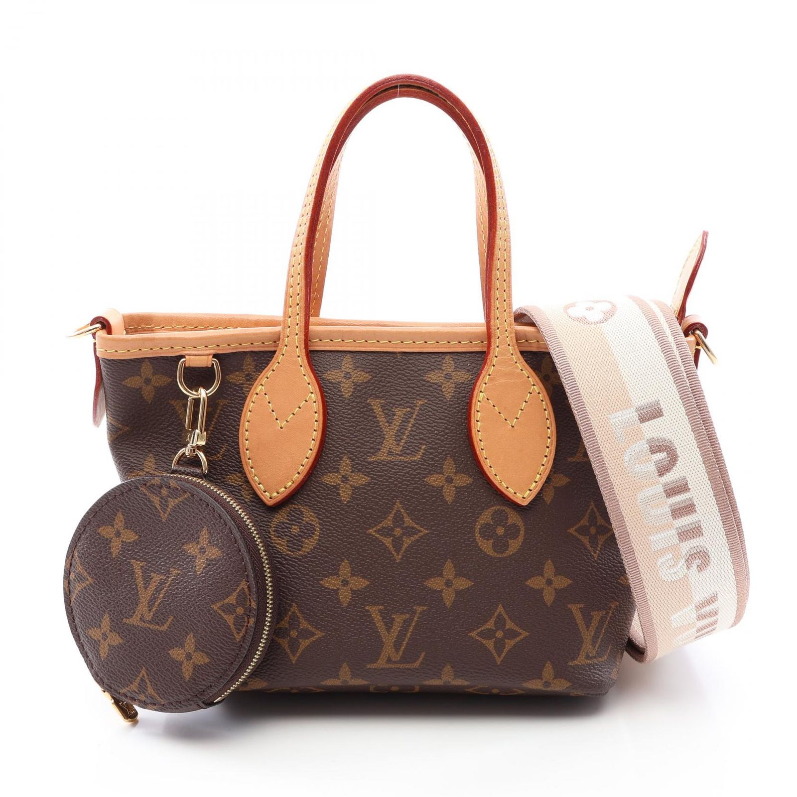 LOUIS VUITTON ルイ・ヴィトン ネヴァーフルBB モノグラム ベージュ 2WAY ハンドバッグ