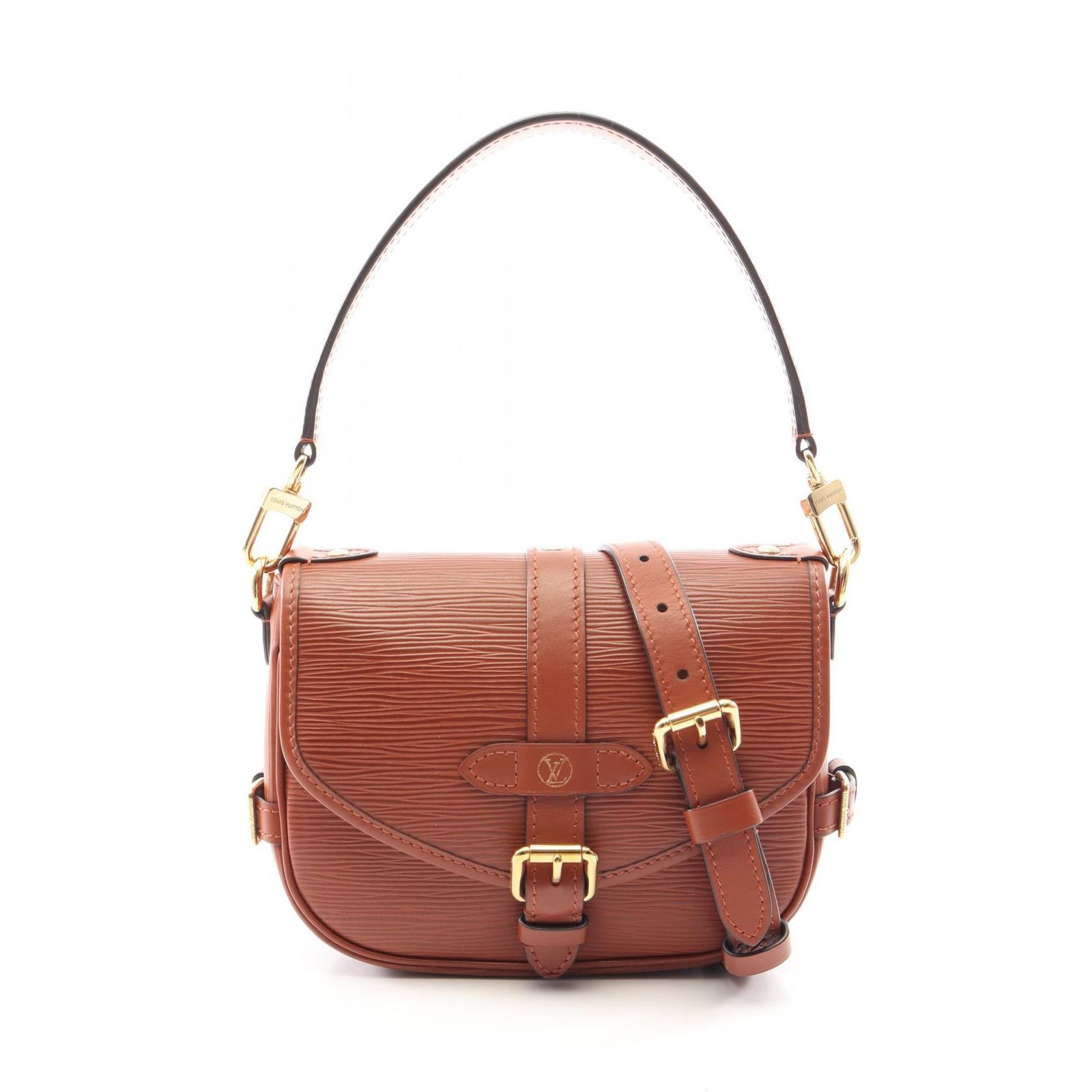 LOUIS VUITTON ルイ・ヴィトン ソミュールBB エピ コニャック 2WAY ハンドバッグ
