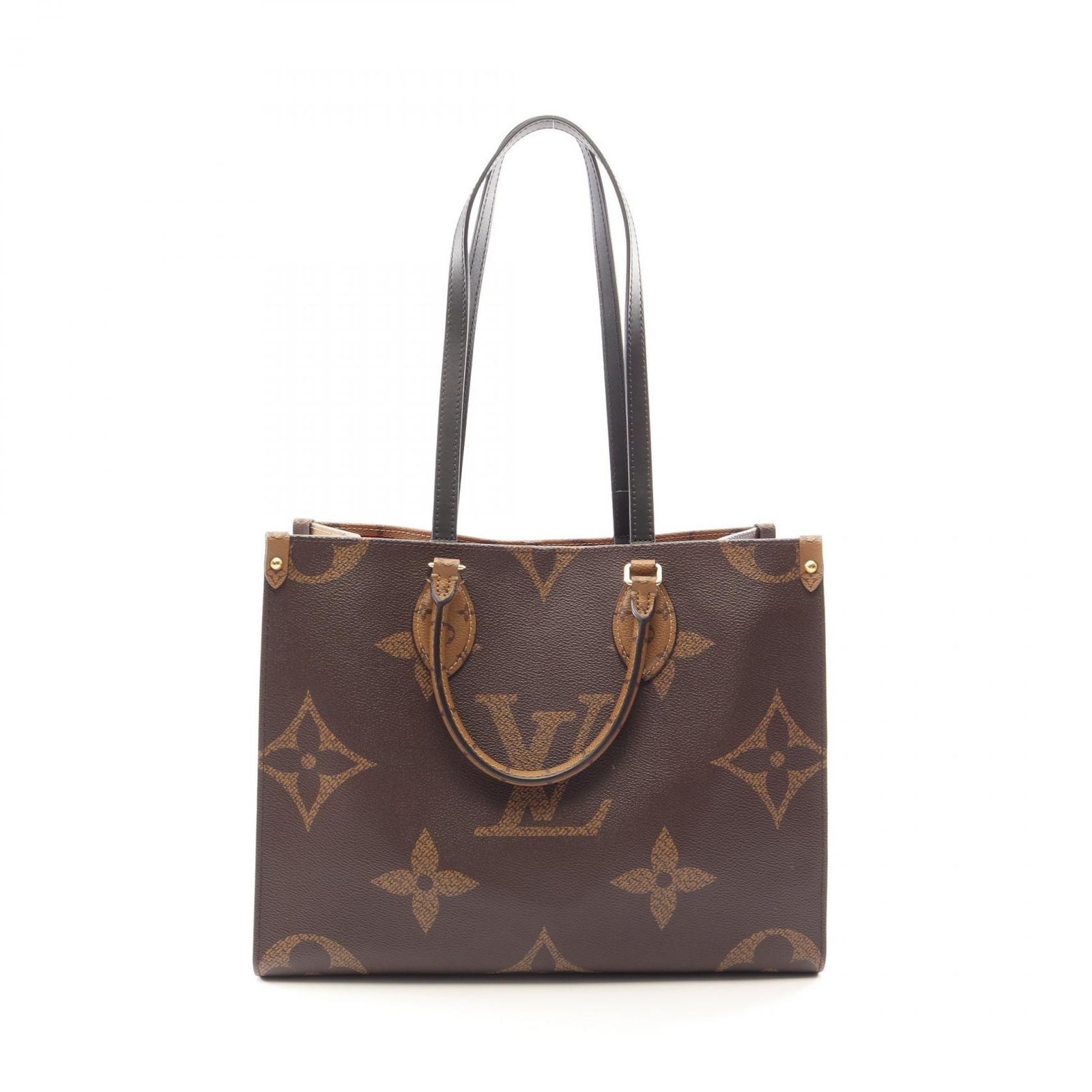 LOUIS VUITTON ルイ・ヴィトン オンザゴーMM モノグラムジャイアント リバース 2WAY トートバッグ