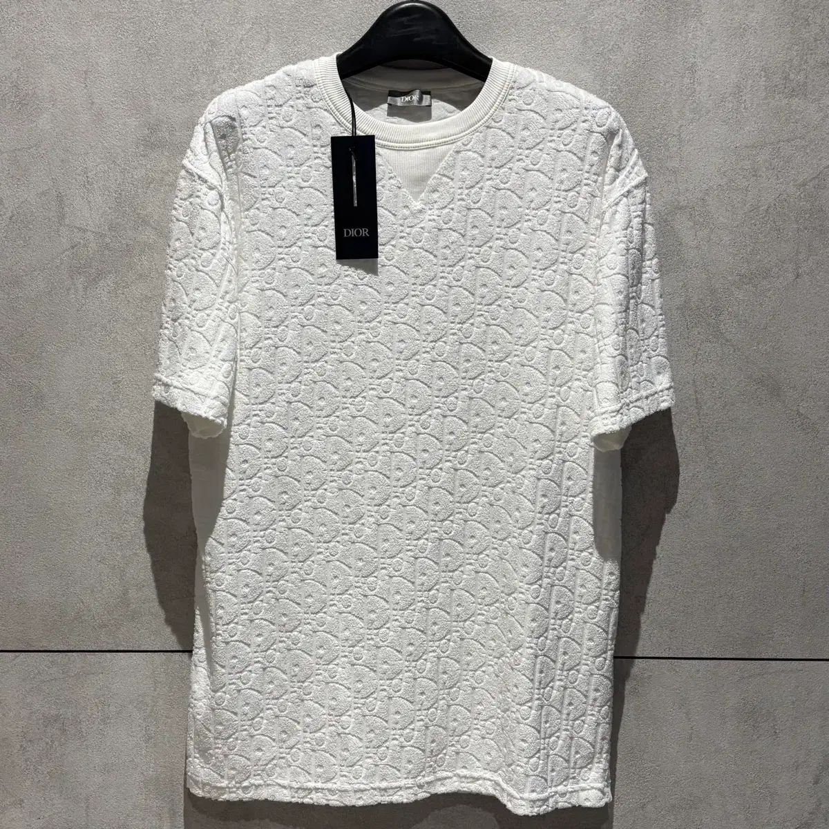 { XS } ディオール オブリーク フレンチテリー 半袖 Tシャツ