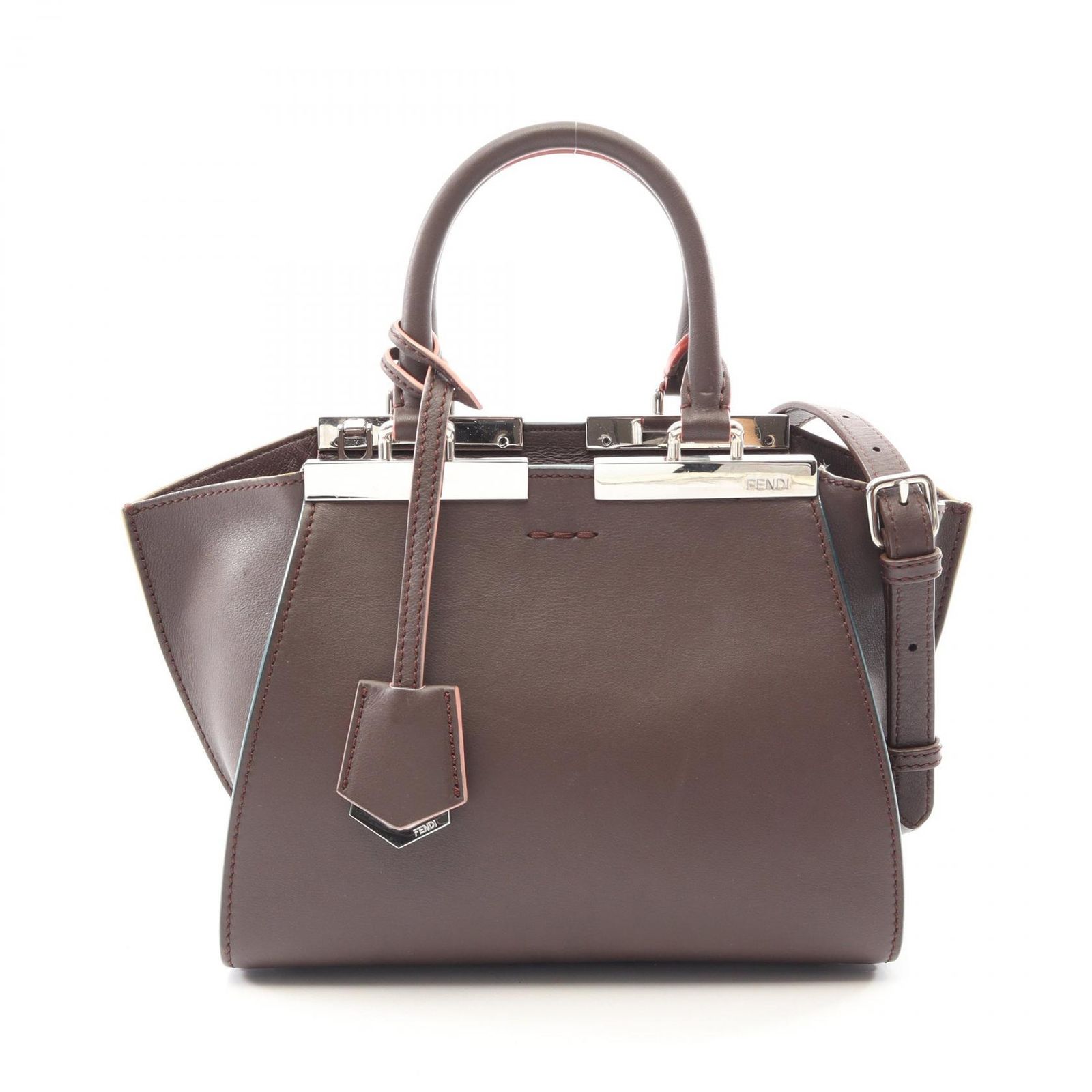 FENDI フェンディ ミニ トロワジュール 2WAY ハンドバッグ