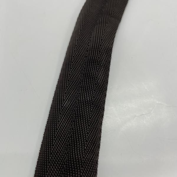 【中古】PRADA テスート ショルダーバッグ 茶 ナイロン プラダ[91]