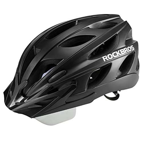 ROCKBROS(ロックブロス)自転車 ヘルメット 大人 ロードバイク CE認証 超軽量 高剛性 通気性 磁気ゴーグル サンシェード付き サイクリング 通勤 通学 サイズ調整可能 57-62cm レディース メンズY bb97eabd