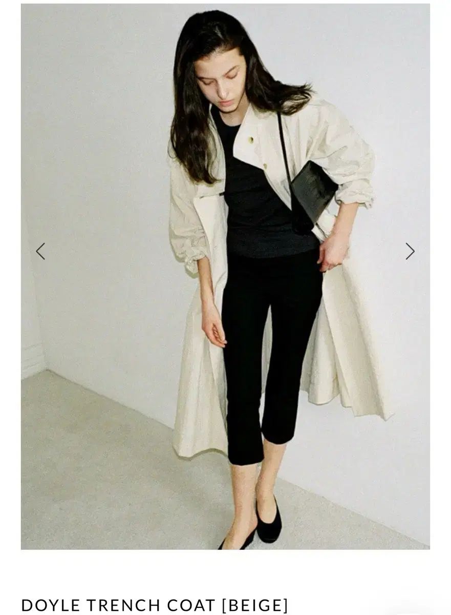 Ehre エレ doyle トレンチ coat beige トレンチ