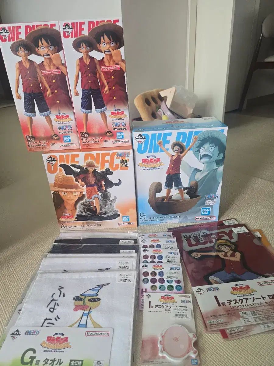 一番くじ ONE PIECE モンキー・D・ルフィ(ルフィ) フィギュア ジョジョの奇妙な冒険の記憶 まとめ A B C賞