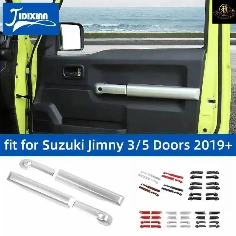 ジムニー 3/5ドア 2019 - 25 車内ドアハンドル装飾パネルカバー