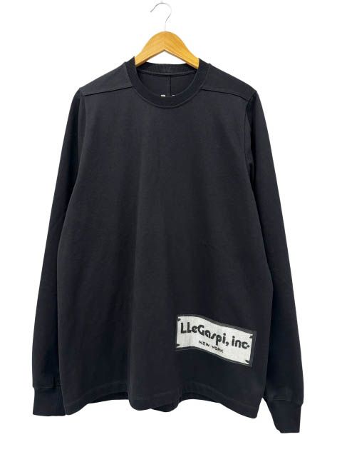 リックオウエンス Rick Owens 19AW LEGASPI INK PATCH L/S T-SHIRT インク パッチ ロングスリーブ 長袖Tシャツ ロンT RR19F4277-BAEH8 S 黒ブラック ブランド古着ベクトル 中古☆AA★260526