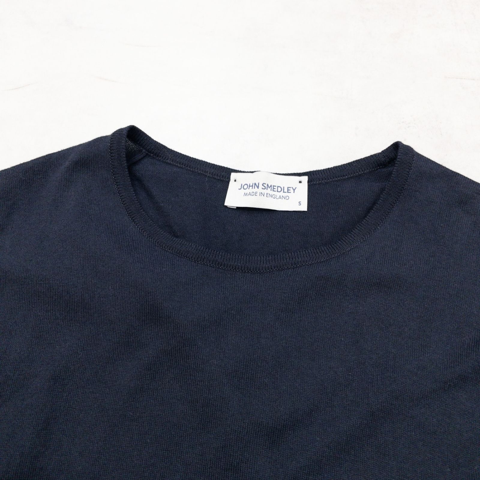 JOHN SMEDLEY ジョンスメドレー ニットトップス 半袖 クルーネック 