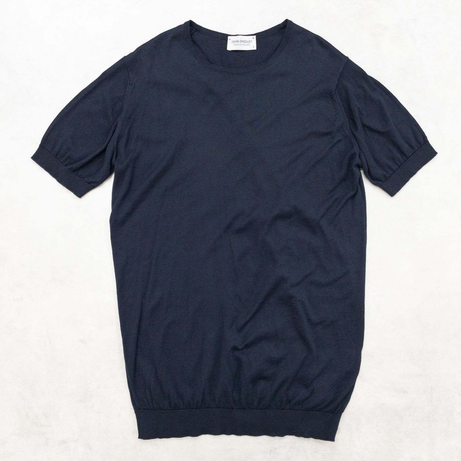 JOHN SMEDLEY ジョンスメドレー ニットトップス 半袖 クルーネック 