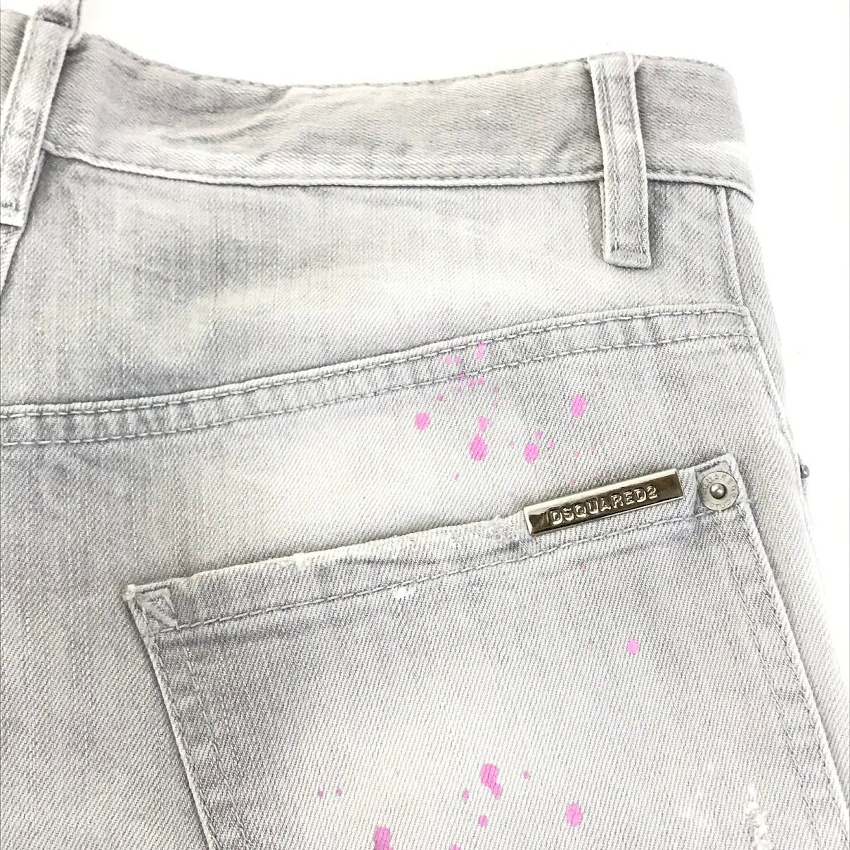 倉吉店】 中古 DSQUARED2 | ディースクエアード デニムパンツ ペイント 