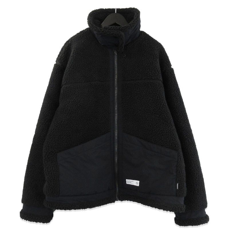 NEIGHBORHOOD ネイバーフッド BOA FLEECE B-3 TYPE JACKET 242SZNH-JKM02 24AW ボアフリースジャケット ブラック 黒 XL 71015796