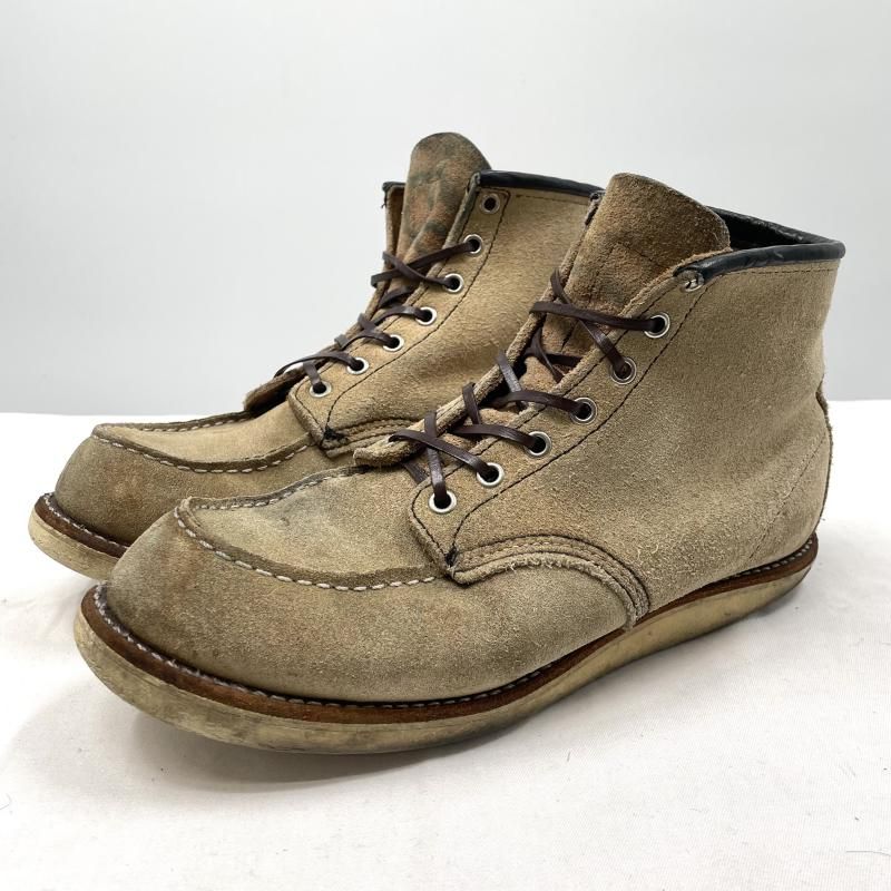 【中古】RED WING 12年製 アイリッシュセッター スエードブーツ 27cm 8173 ベージュ レッドウィング[17]