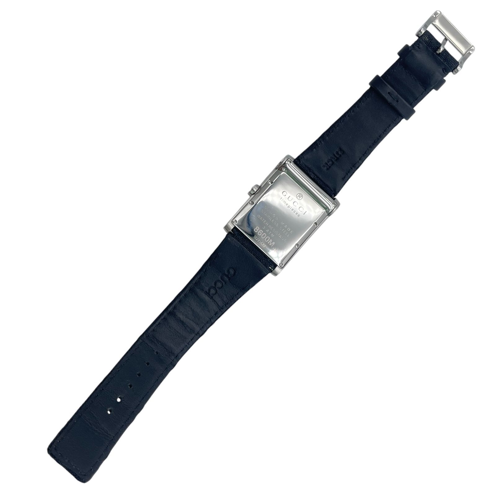 新品電池 稼働品 GUCCI グッチ メンズ腕時計 8600M Gメトロ クォーツQZ