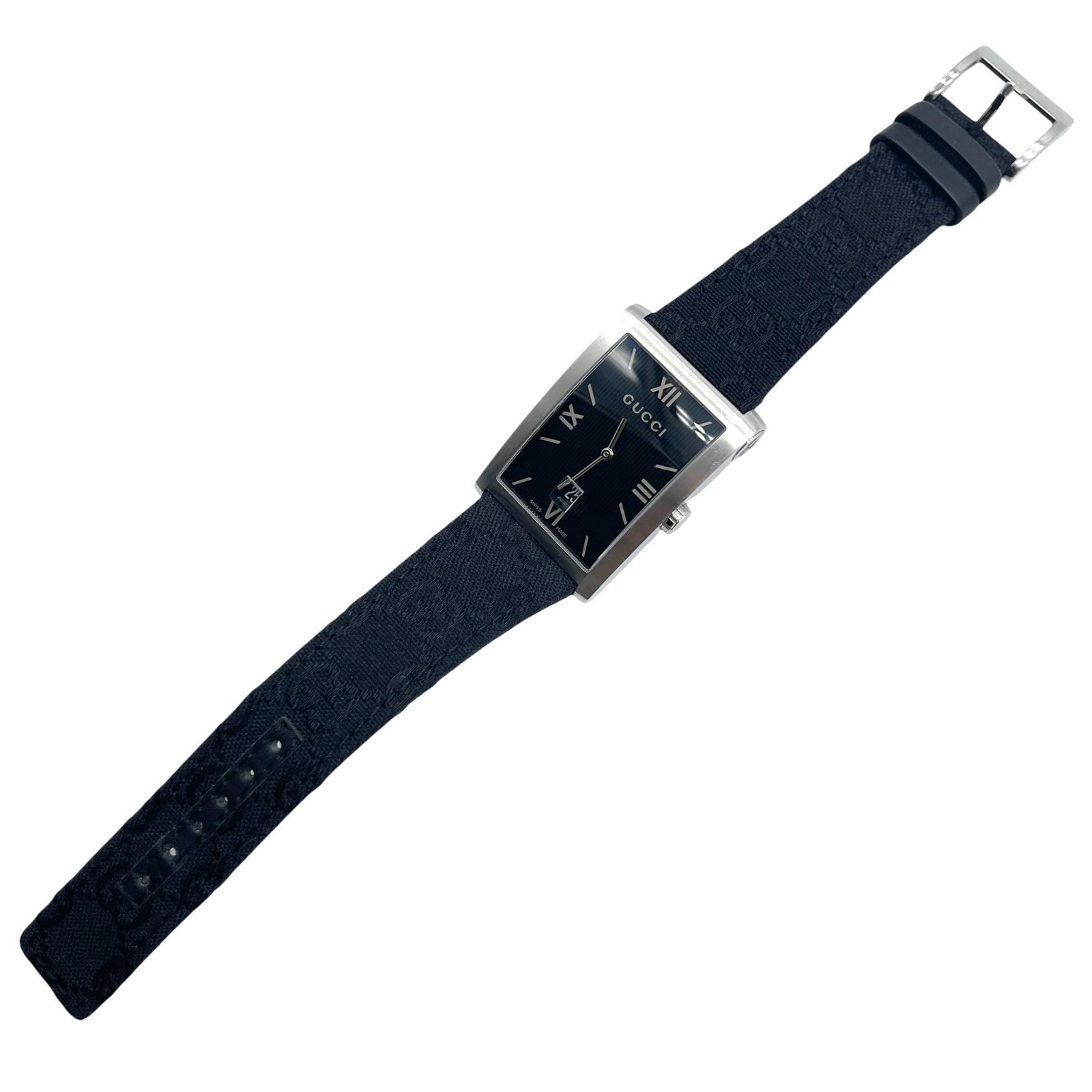新品電池 稼働品 GUCCI グッチ メンズ腕時計 8600M Gメトロ クォーツQZ