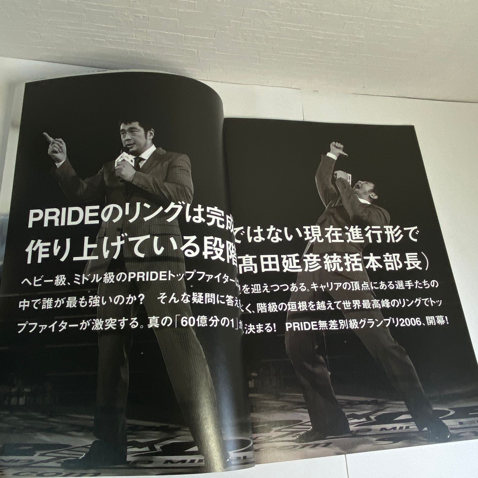 PRIDE GRANDPRIX 2006 OPEN-WEIGHT パンフレット 三本4 M - メルカリ
