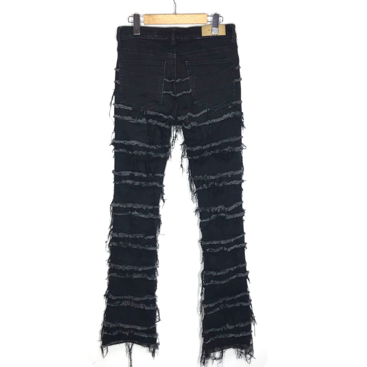 倉吉店】 中古 mnml | ミニマル デニムパンツ PANELED SKINNY STACKED 