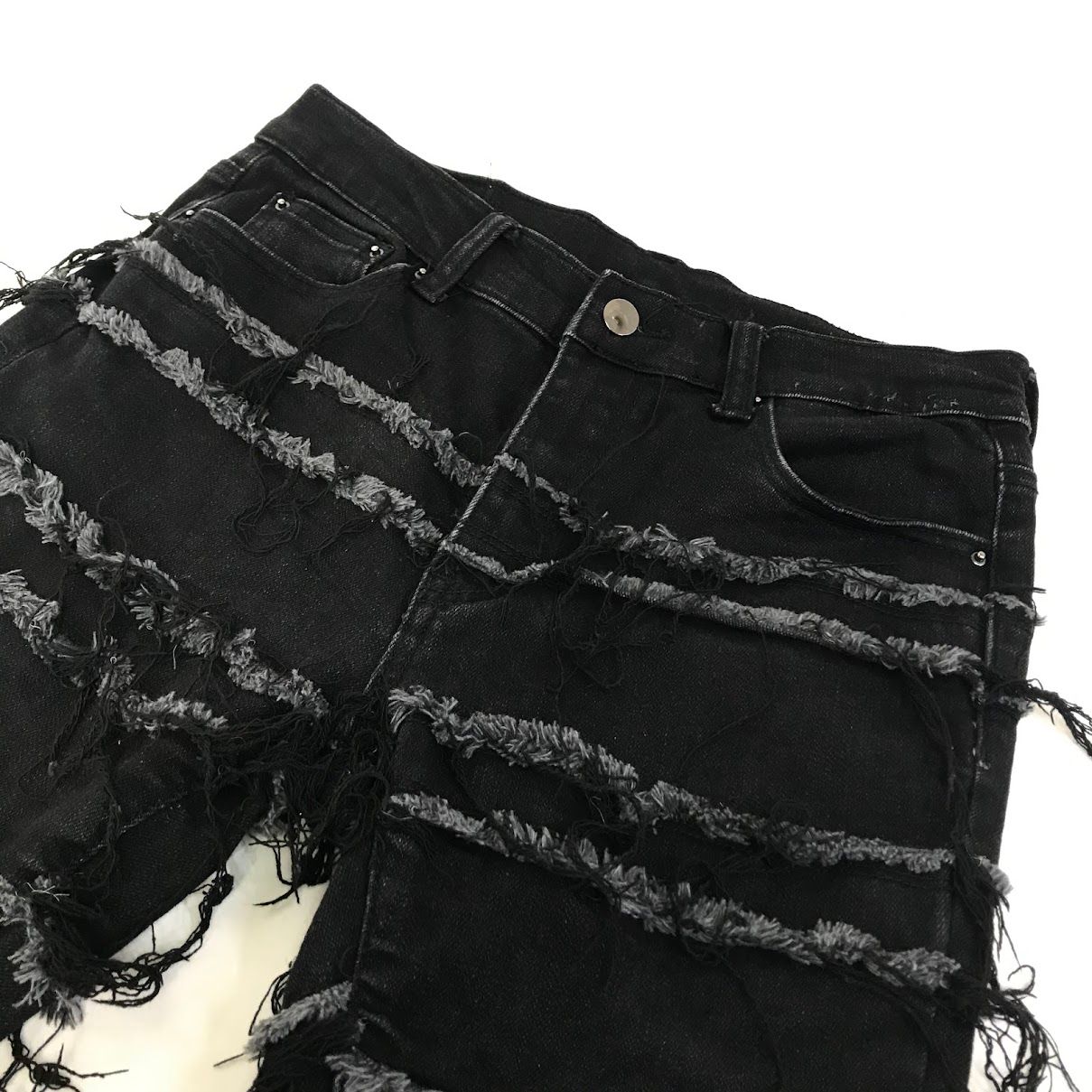 倉吉店】 中古 mnml | ミニマル デニムパンツ PANELED SKINNY STACKED 