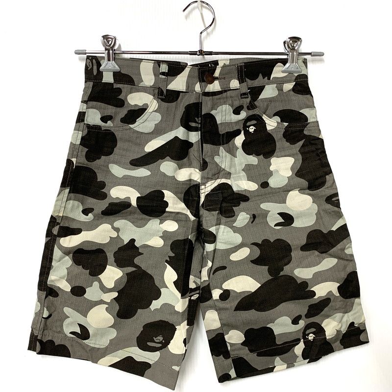 【中古品】 OLD A BATHING APE オールド・ア・ベイシング・エイプ 90S CAMO SHORTS カモ ショーツ ハーフパンツ 【153-260526-ya-11-izu】