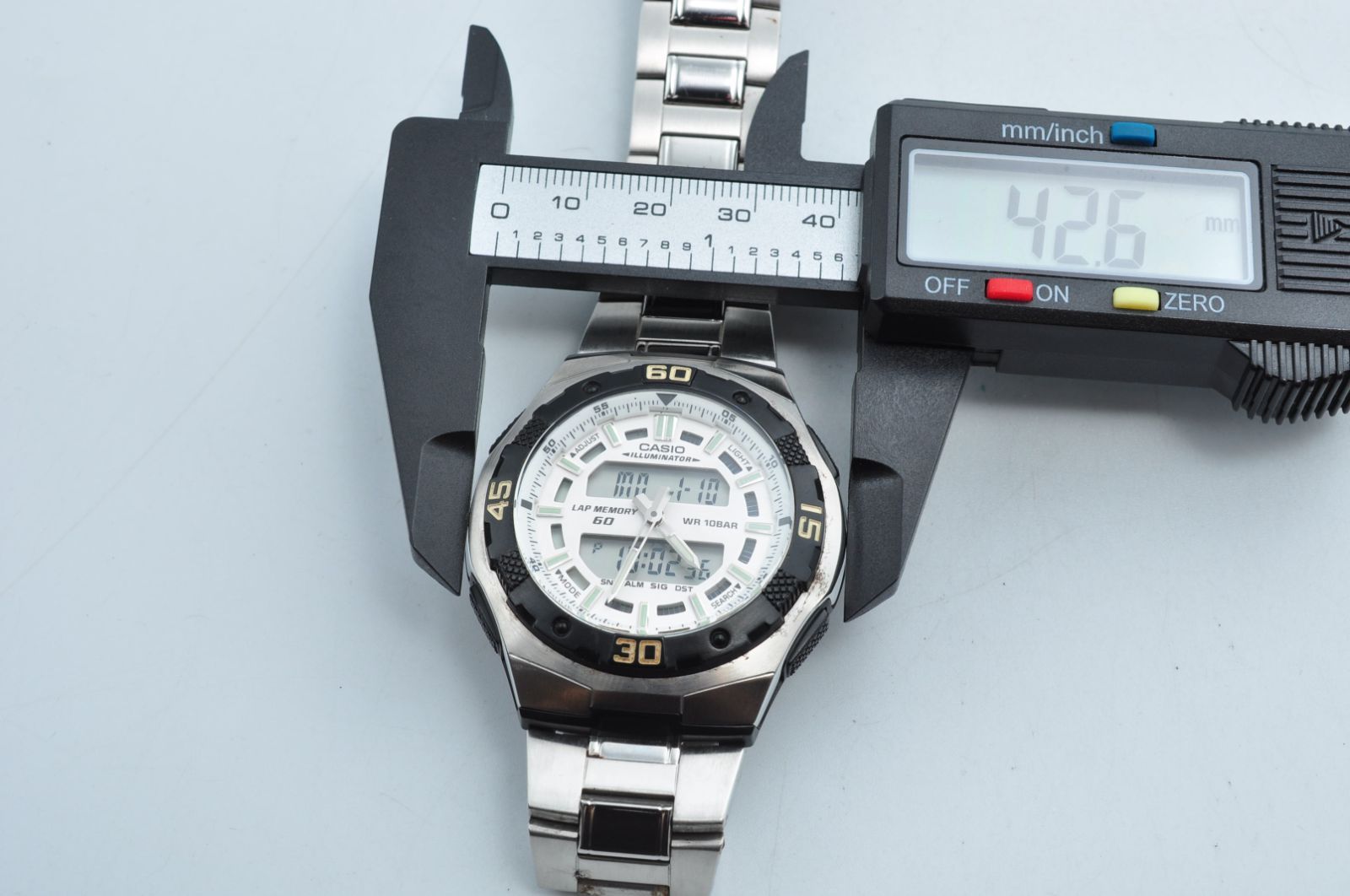 CASIO カシオAQ-164W Quartz クォーツ ウォッチ 腕時計 アナデジ Men