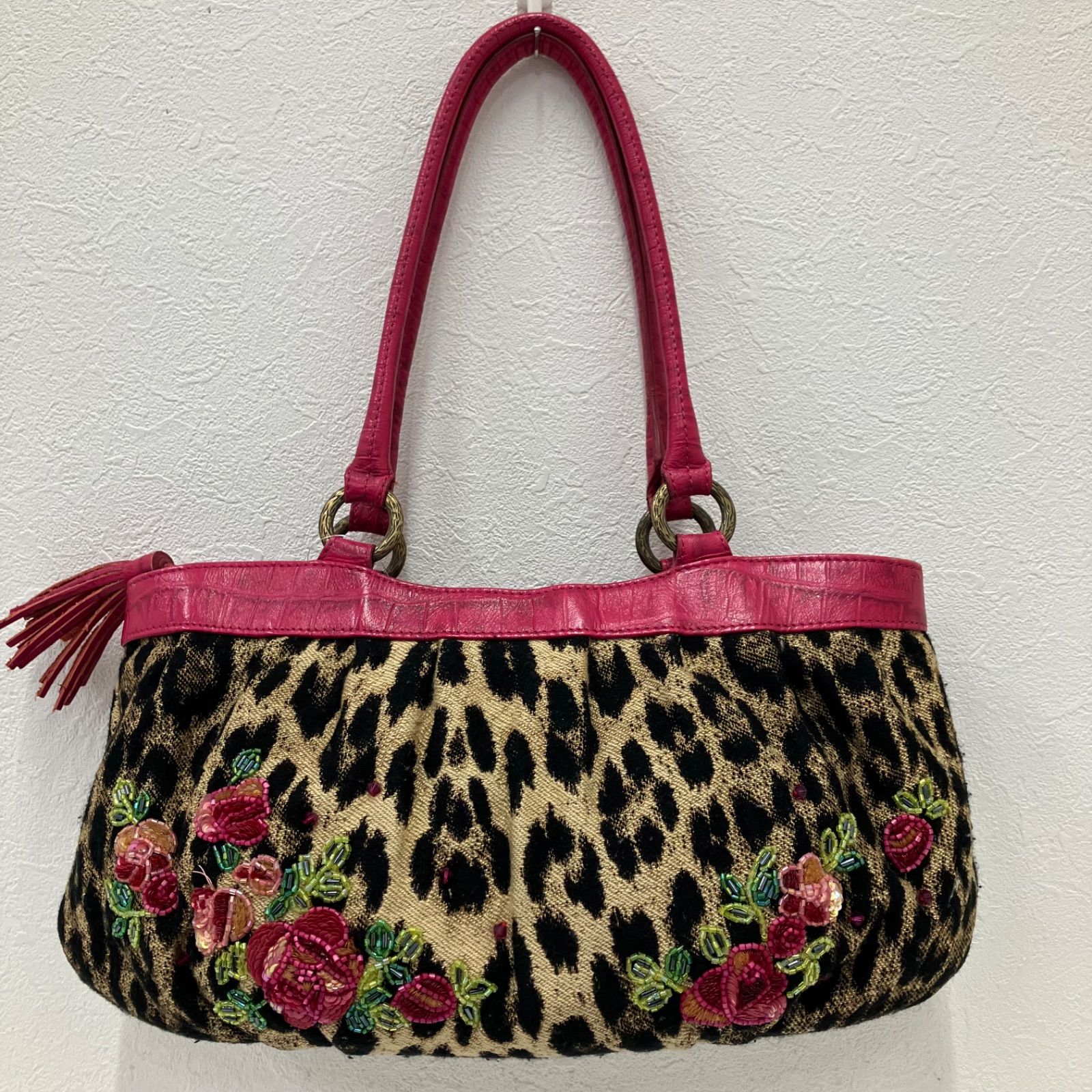 Y3729 Think Bee! シンクビー！ トートバッグ レオパード ヒョウ柄 