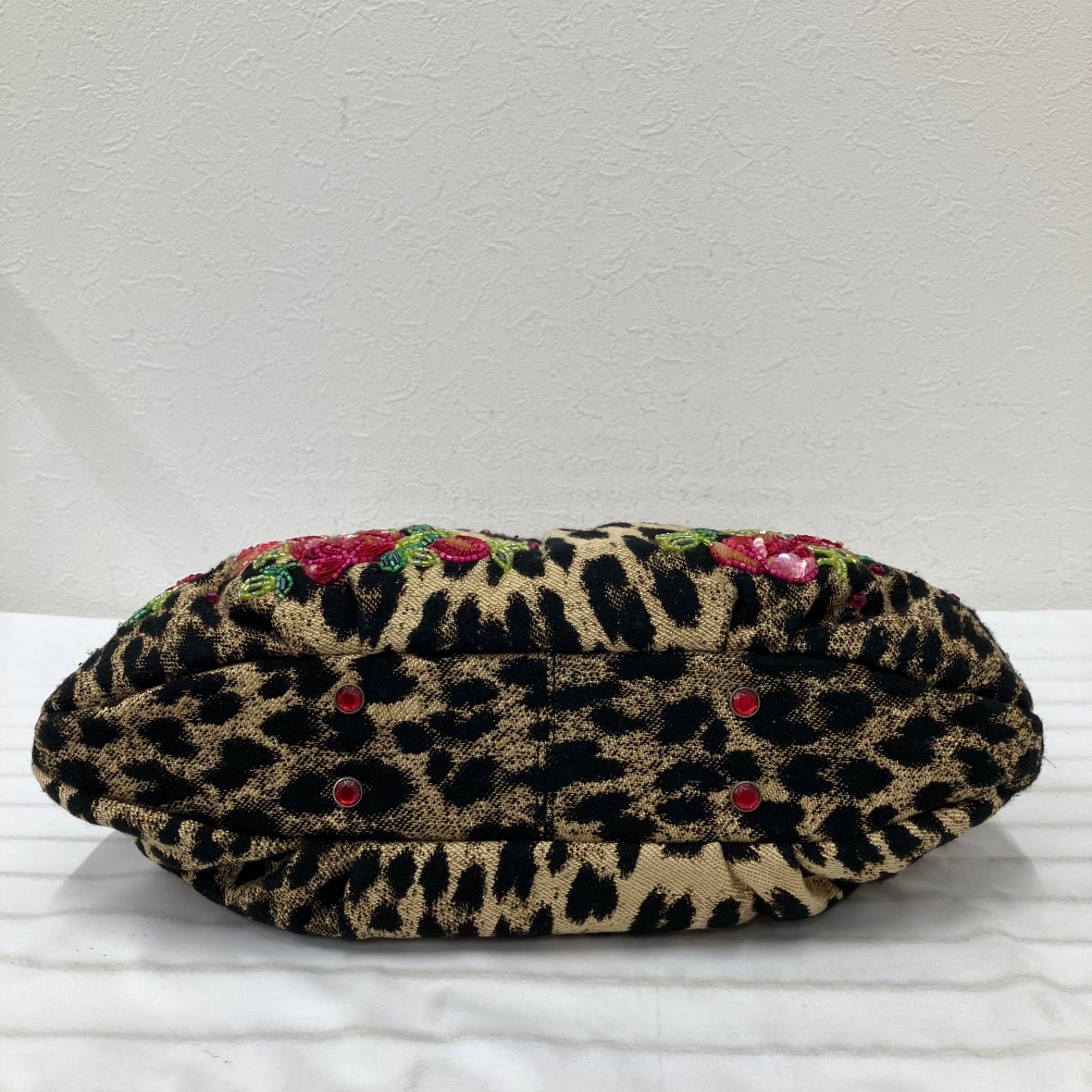 Y3729 Think Bee! シンクビー！ トートバッグ レオパード ヒョウ柄 