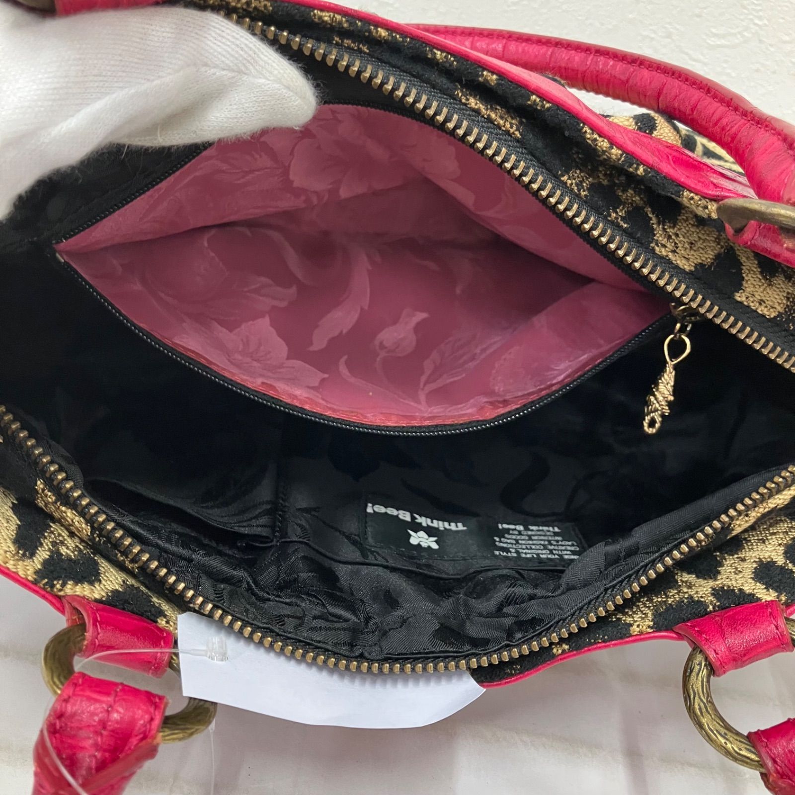 Y3729 Think Bee! シンクビー！ トートバッグ レオパード ヒョウ柄 