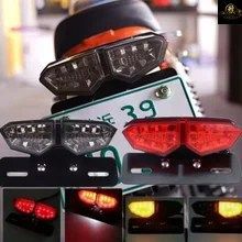 12V オートバイ用 LED テールライト ウインカー ブレーキランプ アセンブリ カフェレーサー ハーレー ストリートグライド ヤマハ ホンダ