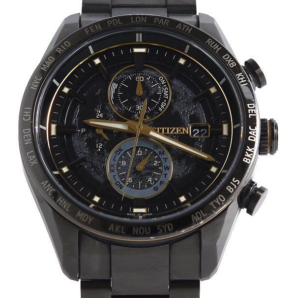 箱付 良品 CITIZEN シチズン ATTESA アテッサ AT8185-71E H800-T027199 HAKUTO-Rコラボ エコ・ドライブ メンズ