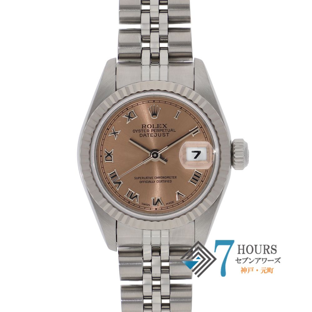 142695 ROLEX ロレックス 69174 デイトジャスト ピンクローマン ホワイトゴールド ステンレス U番 自動巻き 純正ボックス 376,992円